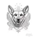 shepherd staff tattoo design idea