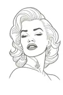 Marilyn Monroe tattoo design idea