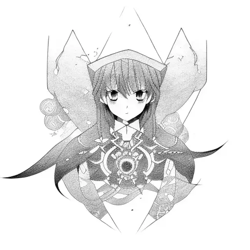 anime tattoo design idea