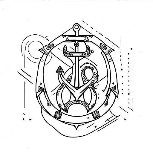 decisiveness, Incisiveness,Anchor, creativity, activation, pioneer  tattoo design idea