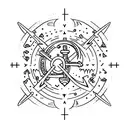 simple, decisiveness, Incisiveness,Anchor, creativity, activation, pioneer  tattoo design idea