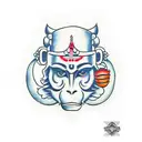 Hanuman tattoo design idea