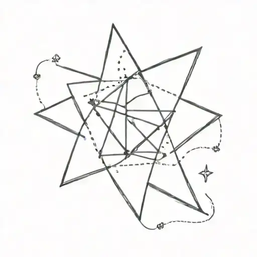 Shivon, stars, leo zodiac sign tattoo design idea