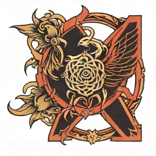 Adoption symbol tattoo design idea