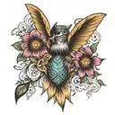 eudaimonia tattoo design idea