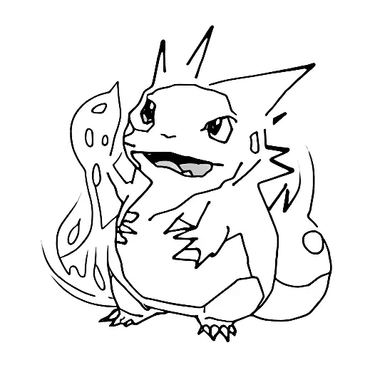 Charmander tattoo design idea
