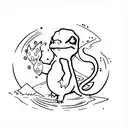 Charmander tattoo design idea