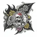 chaos and anarchy  tattoo design idea