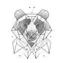 Bear tattoo design idea