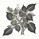 Create a tattoo design featuring a tree with branches representing the connections and relationships you build with your students, with each leaf symbolizing a different student tattoo design idea