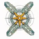 four  c-130 propellers tattoo design idea