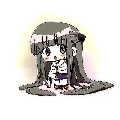 hinata hyuga with long hair, cute tattoo design idea