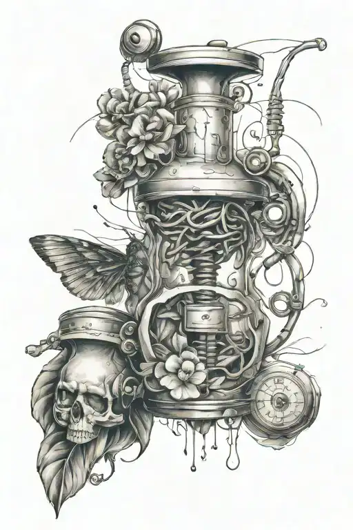 something about nursing or medicine  tattoo design idea