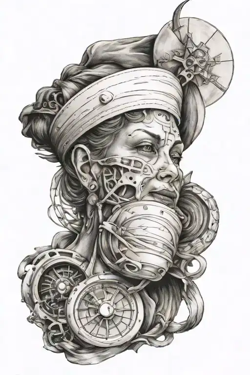 sleeve tattoo about nursing  tattoo design idea