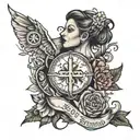 sleeve tattoo about medicine or nursing tattoo design idea