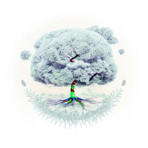 Giving Tree book tattoo design idea