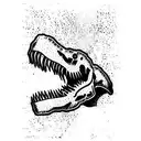 spinosaurus skull  tattoo design idea