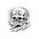 cassette tape with appetite for destruction as the title tattoo design idea