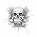 cassette tape with appetite for destruction as the title tattoo design idea