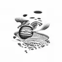 sisyphus tattoo design idea