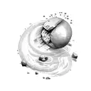 sisyphus tattoo design idea