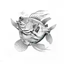 Stone Fish  tattoo design idea