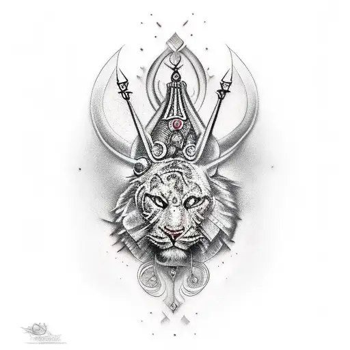 shiv tattoo design idea