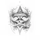 the fool tarrot card tattoo design idea