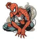 spider-man tattoo design idea
