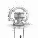 friends doing hardwork tattoo design idea