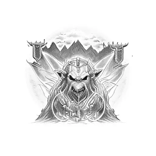 Lord of the Rings Harry Potter World of Warcraft Pokemon Stargate tattoo design idea