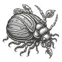 don't let the bed bugs bite  tattoo design idea