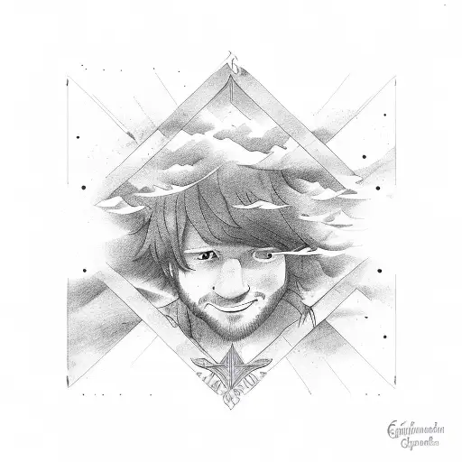 Ed Sheeran Tenerife sea tattoo design idea
