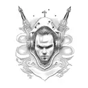 Black and white timeline with dates 1979 birth, 1997 death figure, 2002 mechanic, 2005 birth first son, 2017 birth secon tattoo design idea