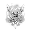 Commemorate an epic adventure motorcycle ride on a DR650 to Alaska  tattoo design idea