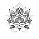 Lotus Flower tattoo design idea