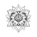 Lotus Flower tattoo design idea