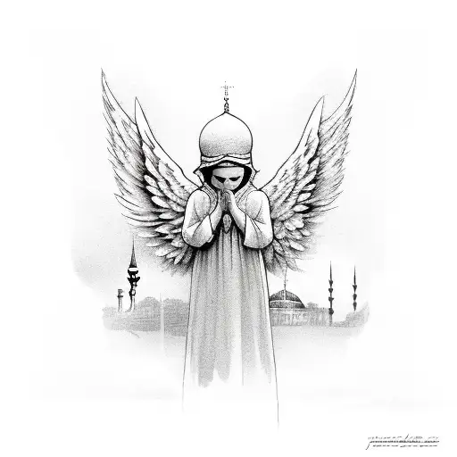 angel sneak seagull istanbul tattoo design idea