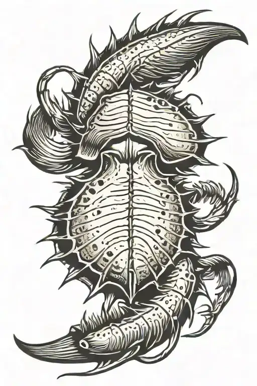 horseshoe crab tattoo design idea