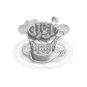 Pudding Cup tattoo design idea