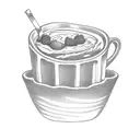 Pudding Cup tattoo design idea