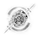 flux capacitor from back to the future tattoo design idea