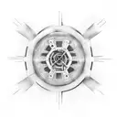 flux capacitor from back to the future tattoo design idea