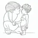 dad and son matching tattoos tattoo design idea