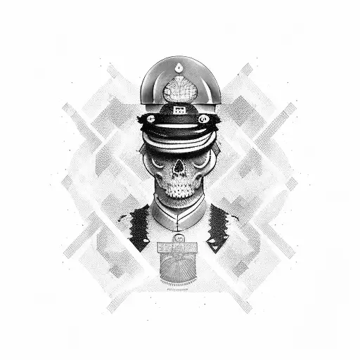 sapper military tattoo design idea