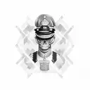 sapper military tattoo design idea