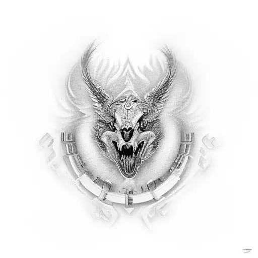 Cardinal tattoo design idea