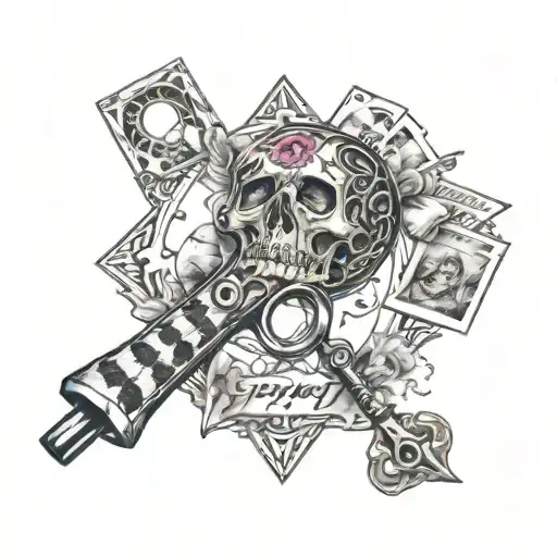 leon frame ax tattoo design idea