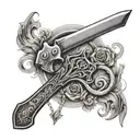 leon frame ax tattoo design idea