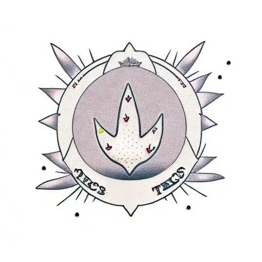 prickly pear cactus tattoo design idea